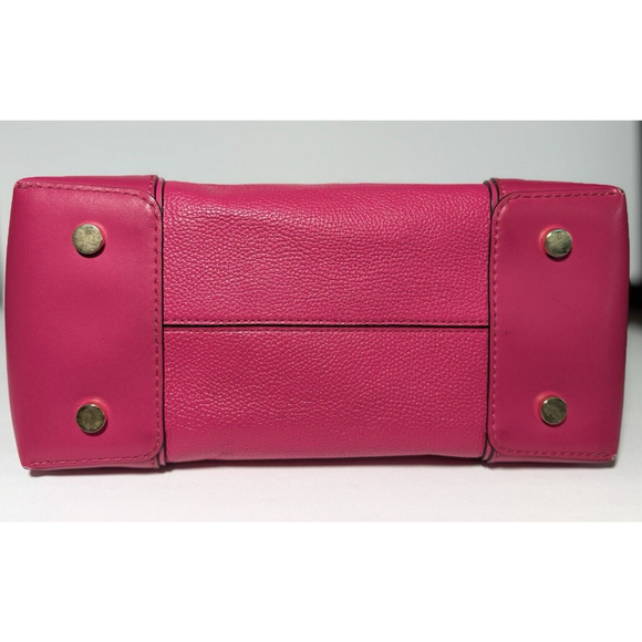 MICHAEL KORS STUDIO Mercer Corner Center Zip Leather Tote Bag/Purse Ultra Pink‎ - Picture 4 of 16